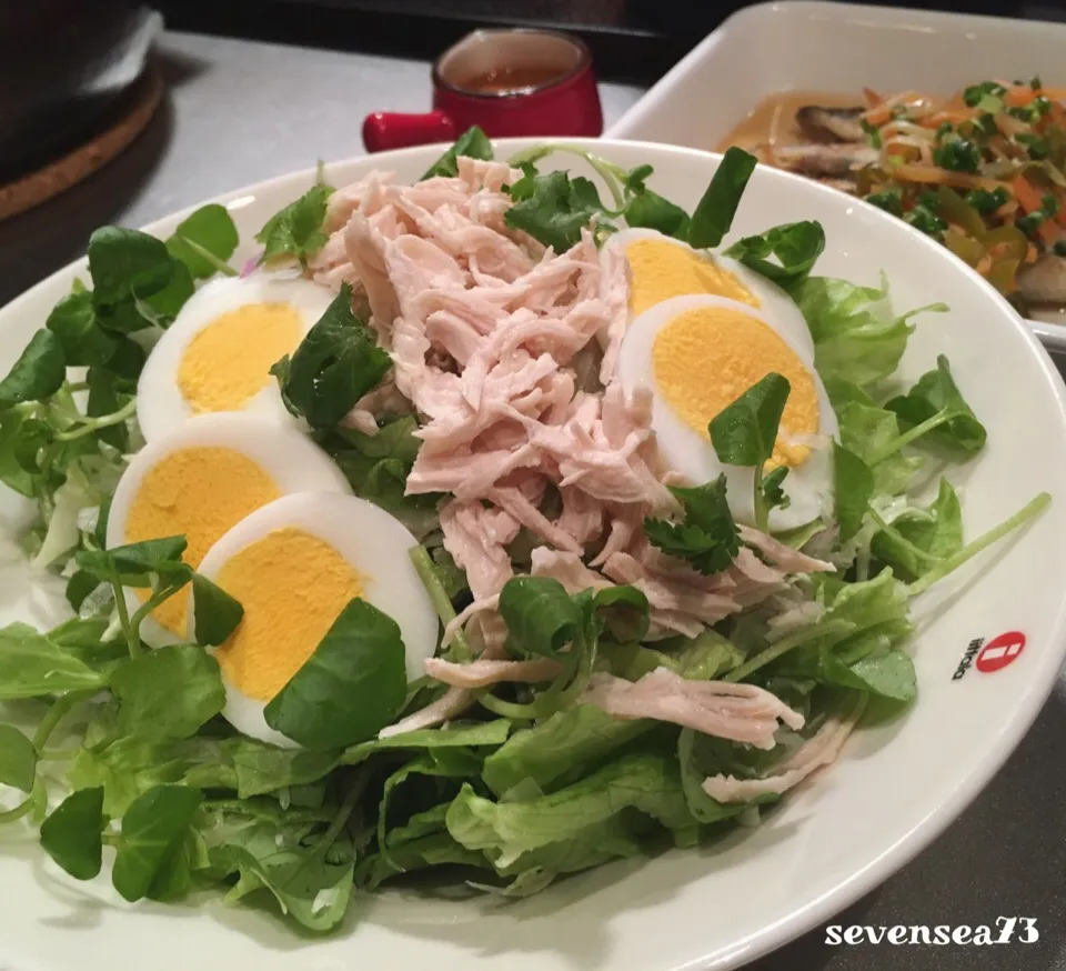 Snapdishの料理写真:野菜をもりもり‼︎ʕ-̼͡-ʔ|七海さん