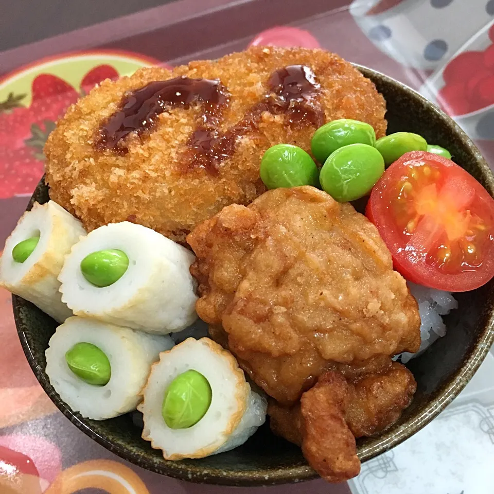 2016.11.21 お弁当のおかずでのっけ丼|あっきーよさん