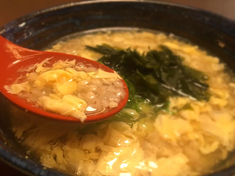 Snapdishの料理写真:そば米かき玉汁4|半田手延べそうめんの店 阿波や壱兆さん