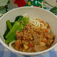 肉みそあんかけうどん