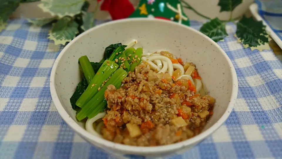 肉みそあんかけうどん|よっしー(=^ェ^=)さん