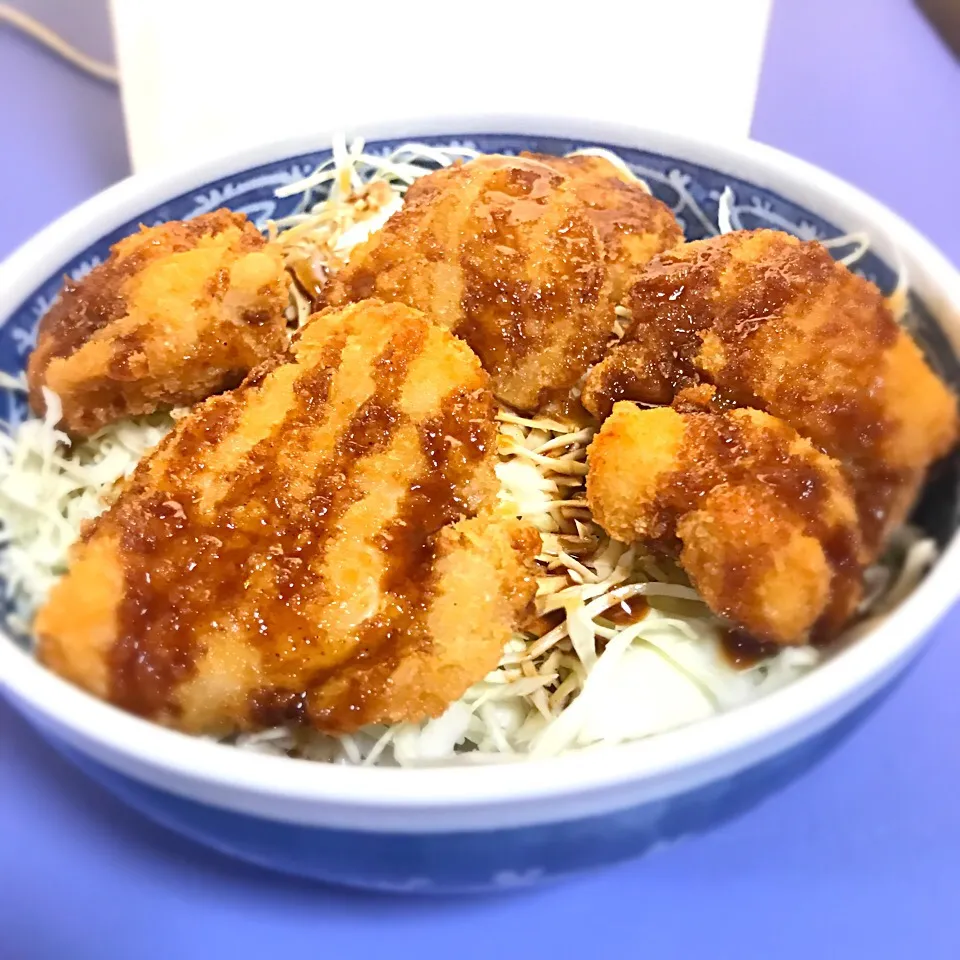 Snapdishの料理写真:チキンソースかつ丼|Hiroya Fujiiさん