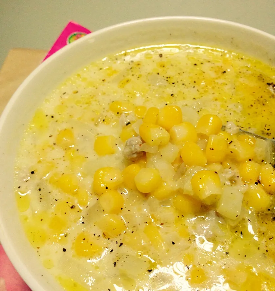 玉米濃湯 Corn chowder|SPJWUさん