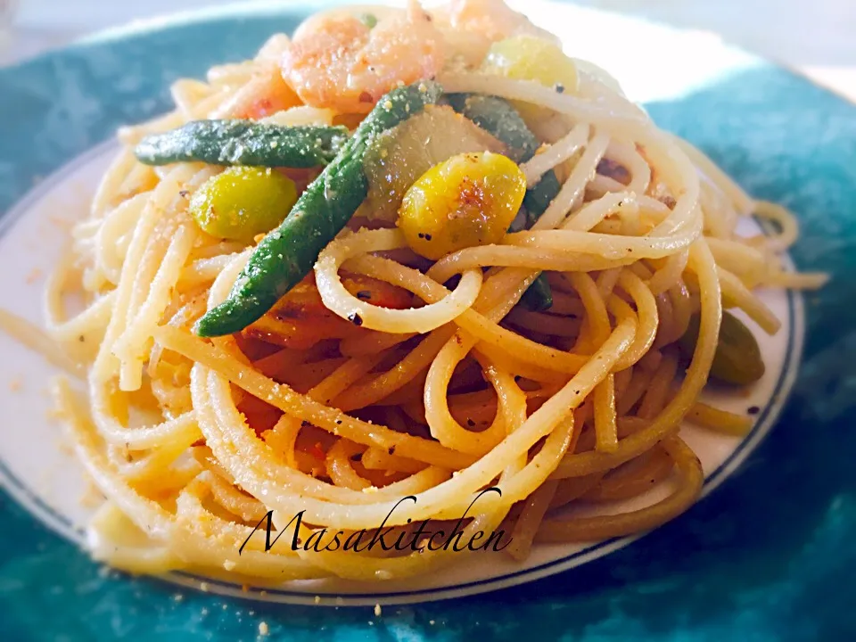 Shrimps&ginkgo pasta|Masakiさん