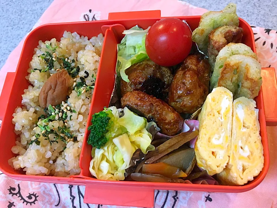 11/23☆作り置きハンバーグ弁当☆〜きんぴらも作り置き〜|Satokoさん