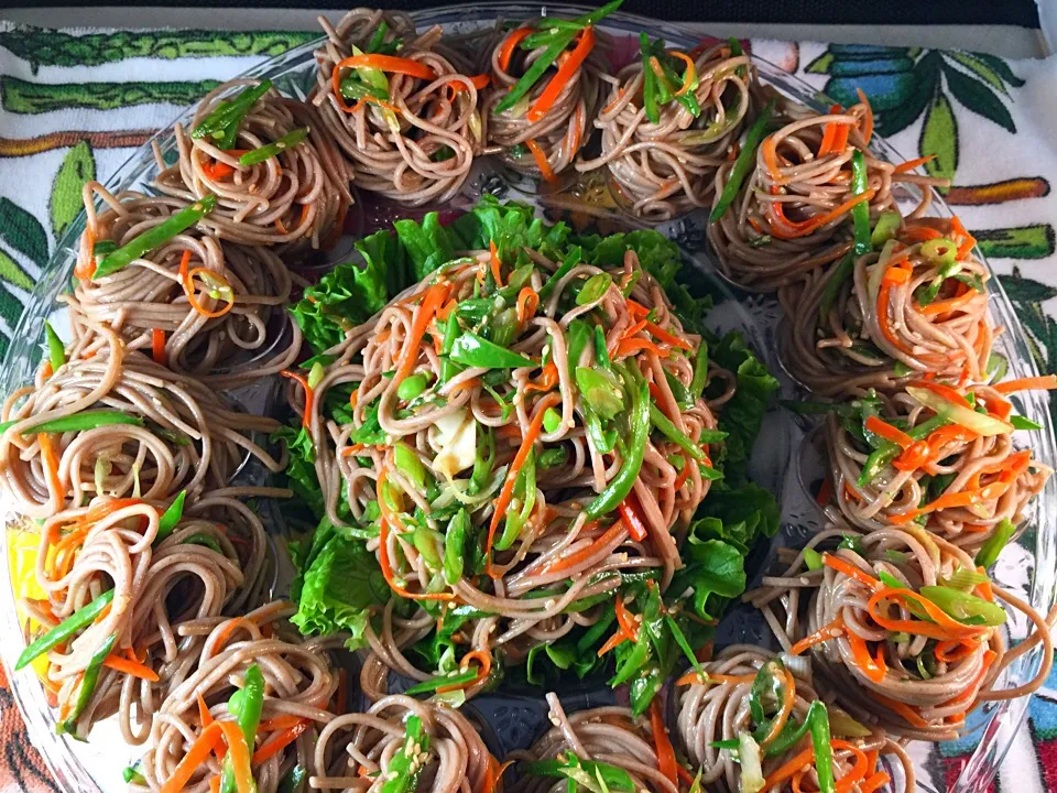 Soba Salad For Pre-Thanksgiving Potluck|mamaeriさん