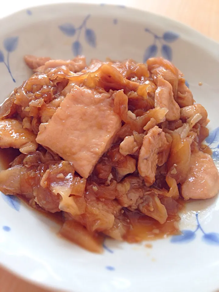 スライス大根と鶏胸肉のとろうま煮|ぱんだたいむさん