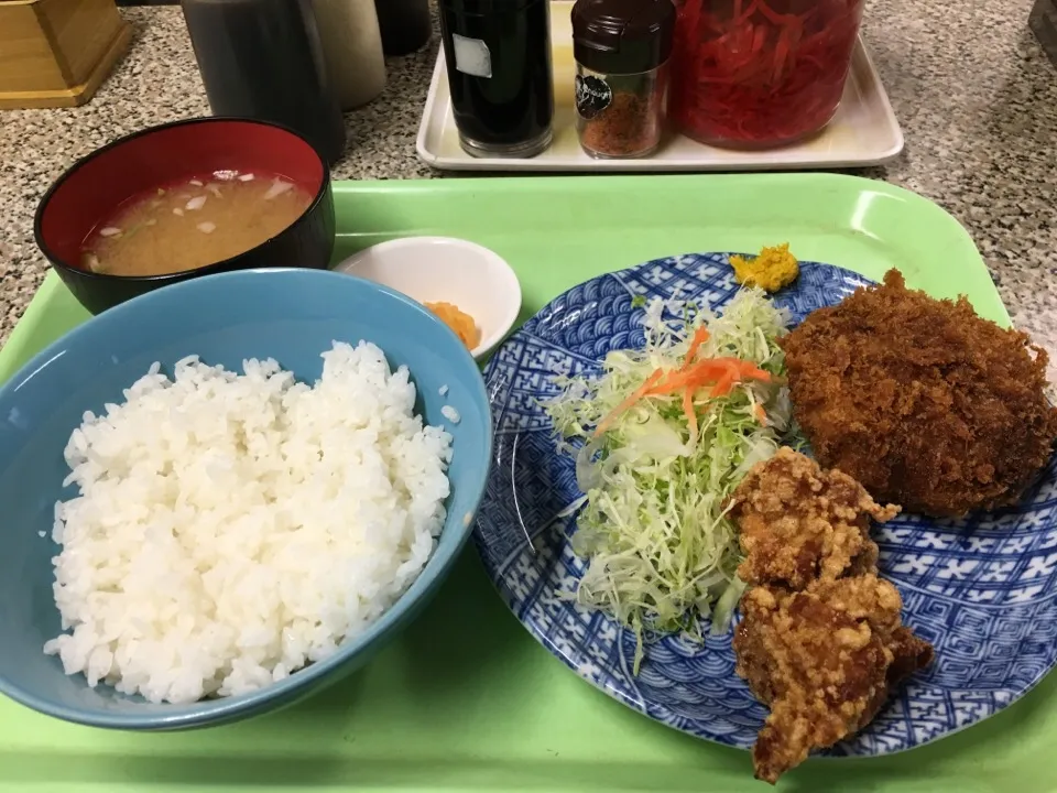 メンチ&唐揚げ定食|PegaOさん