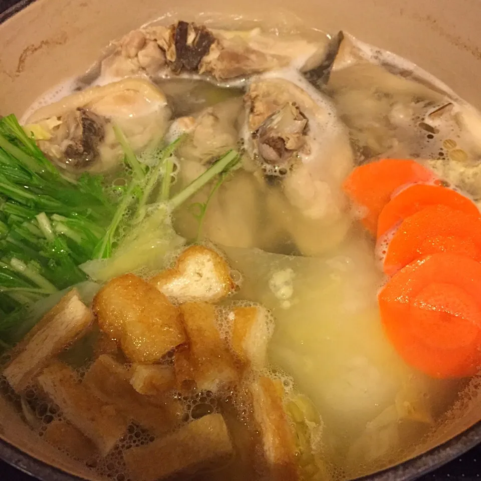 Snapdishの料理写真:鶏の水炊き|kenji kojimaさん