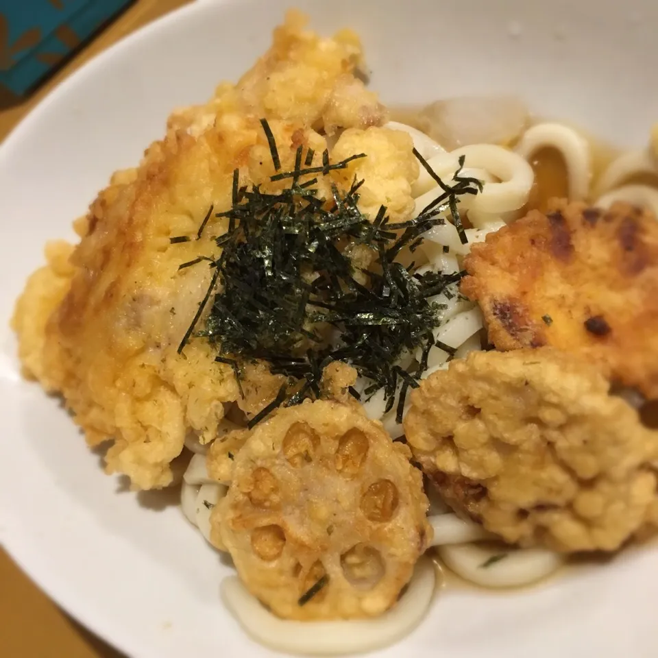 ぶっかけうどん
とり天
さつまいも天
れんこん天|えりさん