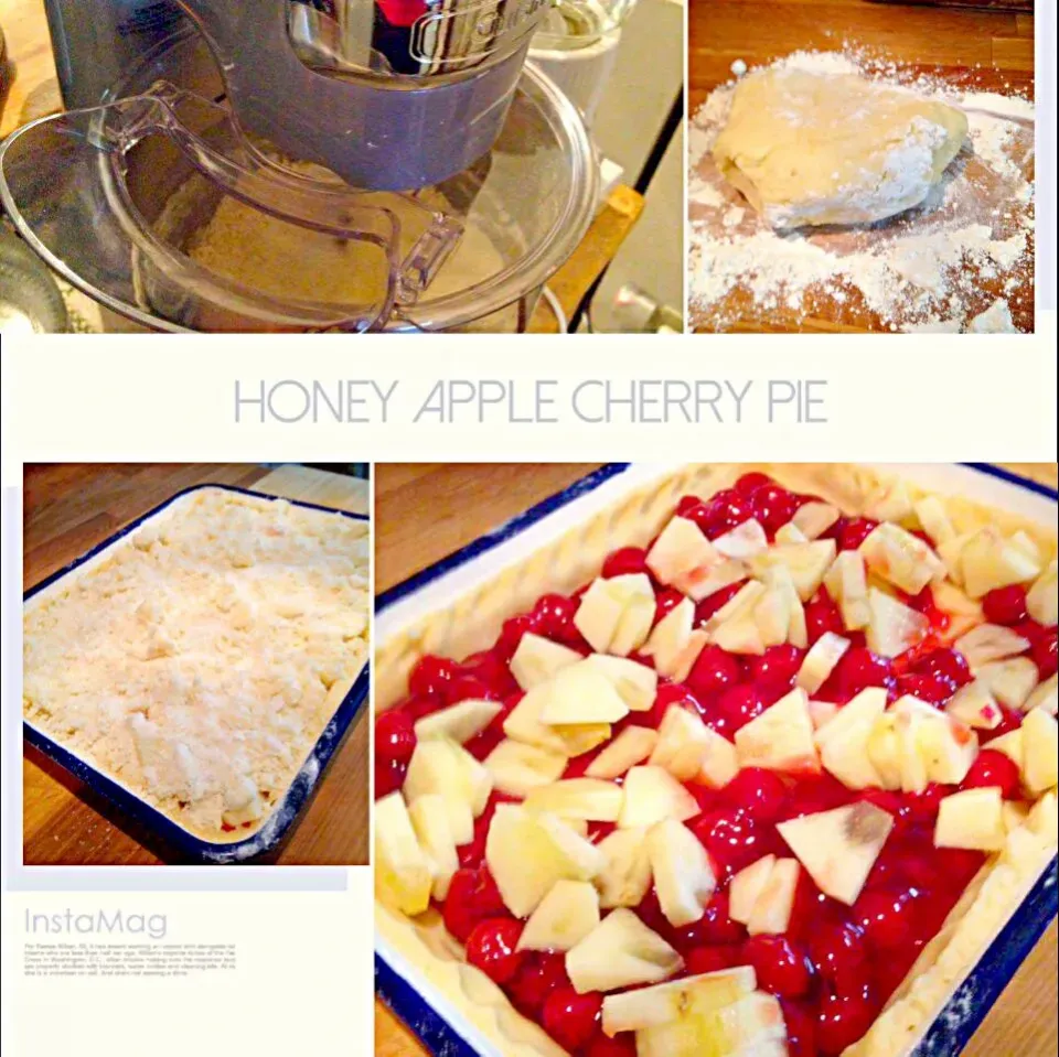 Honey Apple An Cherries Crumble Slice #chefemanuel|Emanuel Hayashiさん