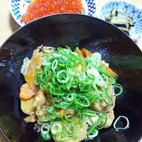 Snapdishの料理写真:里芋と安納芋の煮物|cawaさん