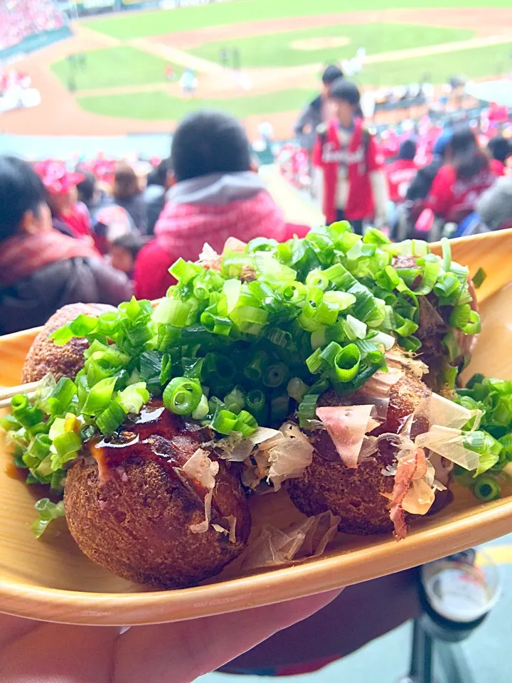 2016カープファン感謝デー♡たこ焼きネギまみれ|MAPITEEさん