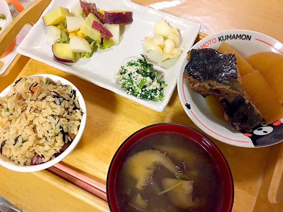 Snapdishの料理写真:晩ご飯🐟|かわちさん