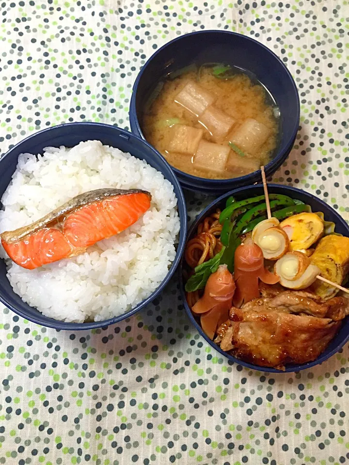 Snapdishの料理写真:11月24日の高2男子のお弁当♪|ごっちさん