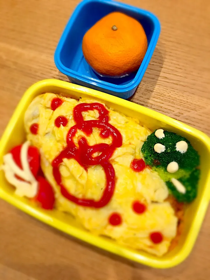 ＊幼稚園弁当＊雪が降った日☃️|danharuさん