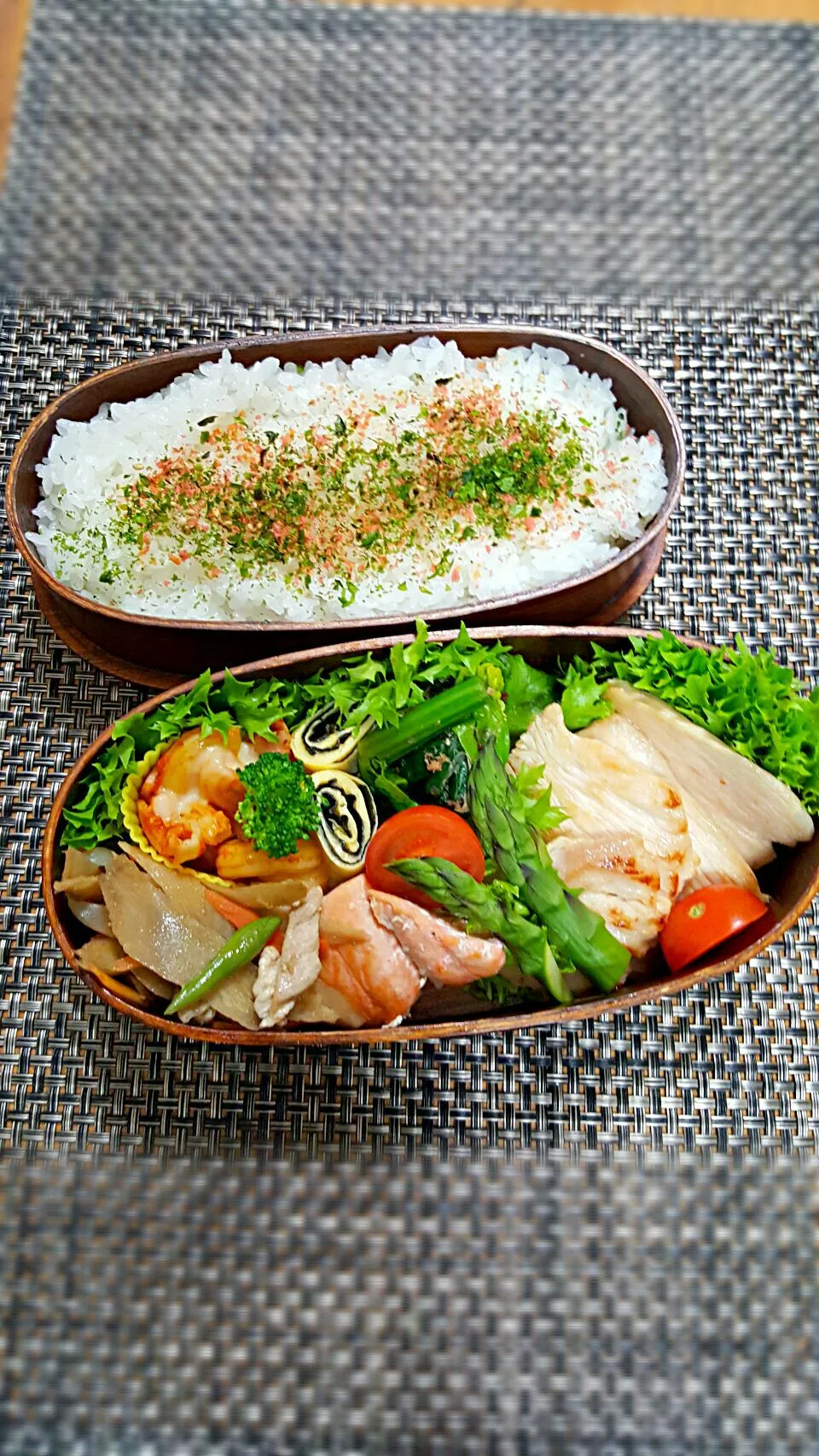 今日のお弁当🎵　鳥むね肉味噌漬け焼き🐔🐔🐔|クッキングオヤジさん