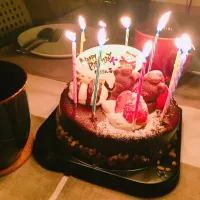 Snapdishの料理写真:お誕生日ケーキ🍰🎉|momoさん