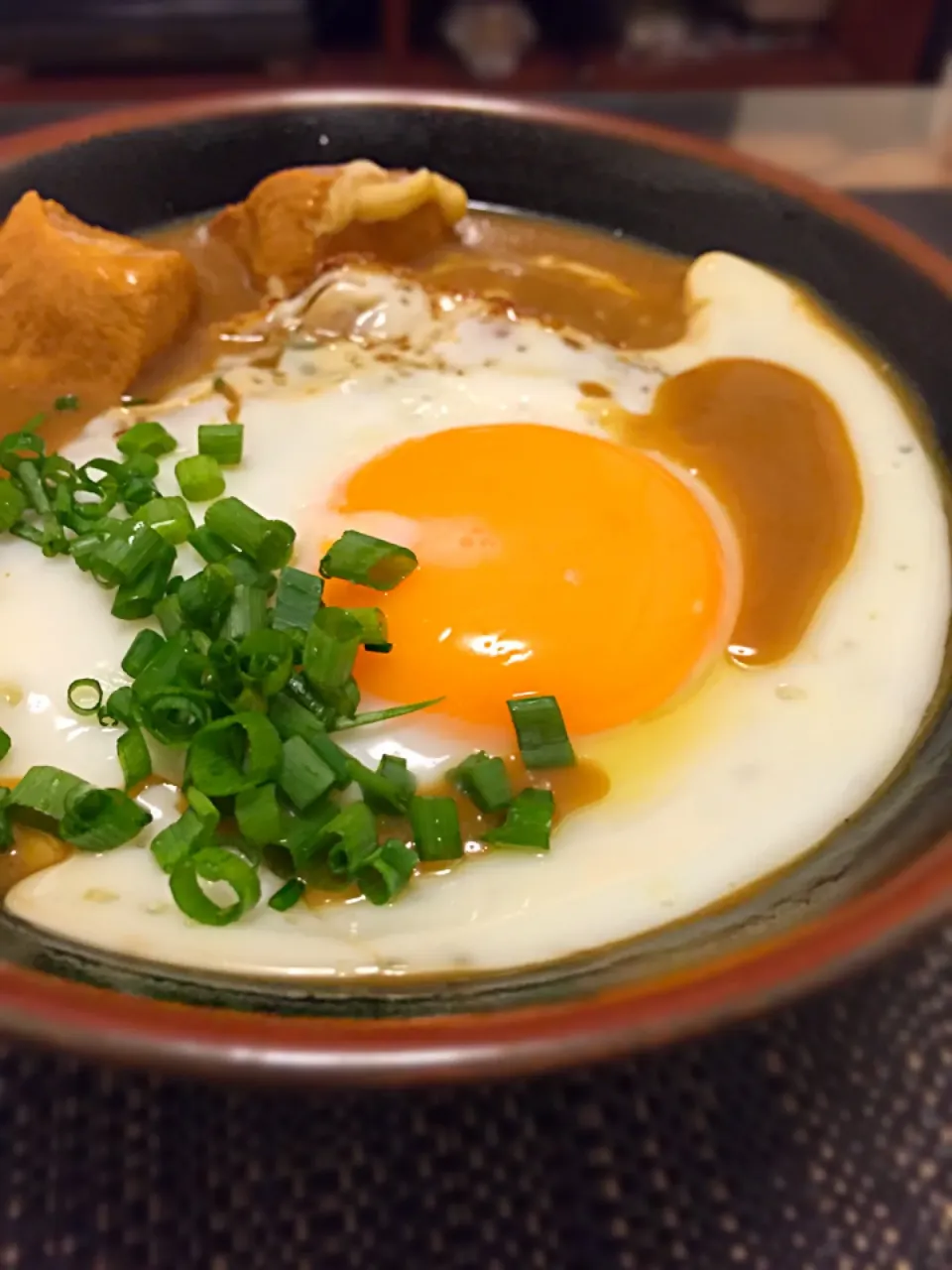 カレー蕎麦目玉焼きトッピング🍳|Takaki Sasakiさん