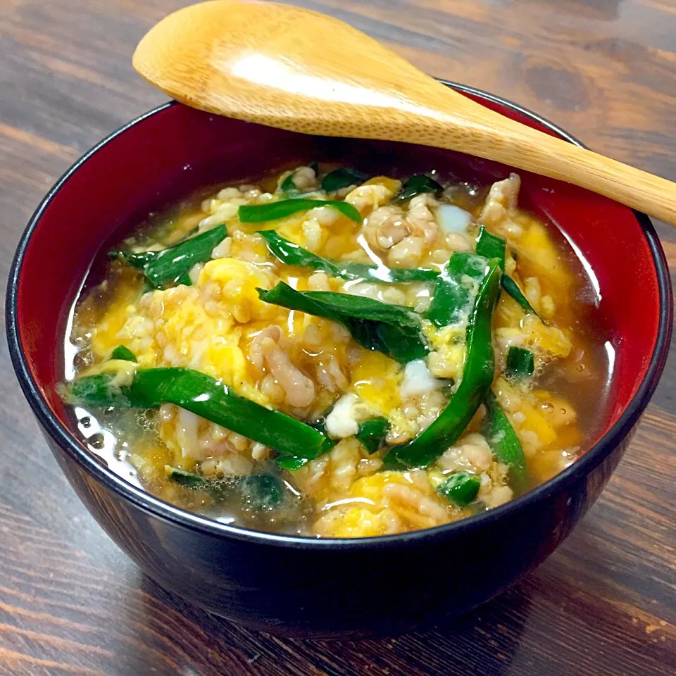 ニラ玉あんかけ丼😋😋😋|いしくん。（たまご王子🥚🐣🐥🐔）さん