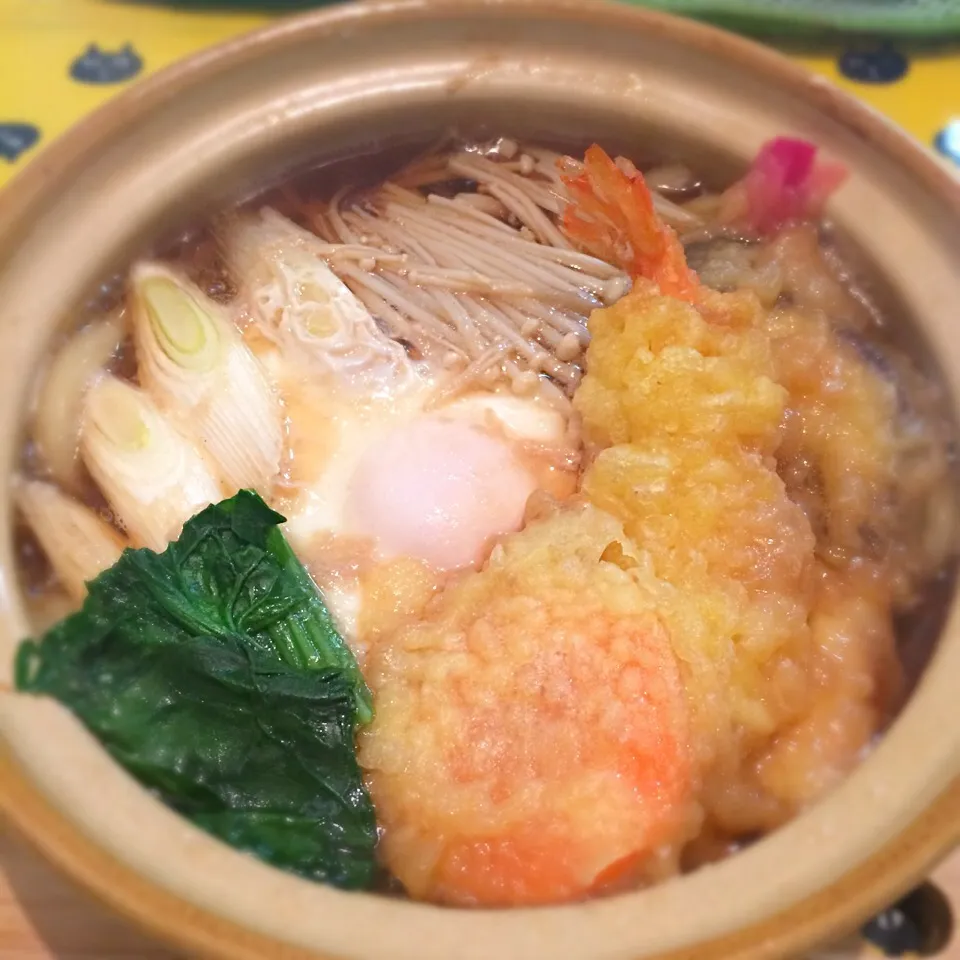 百均土鍋で鍋焼きうどん|ターシャさん