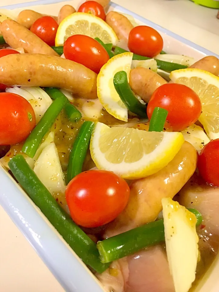 今度は魚焼きグリルでぎゅうぎゅう焼ビフォー|ラビさん