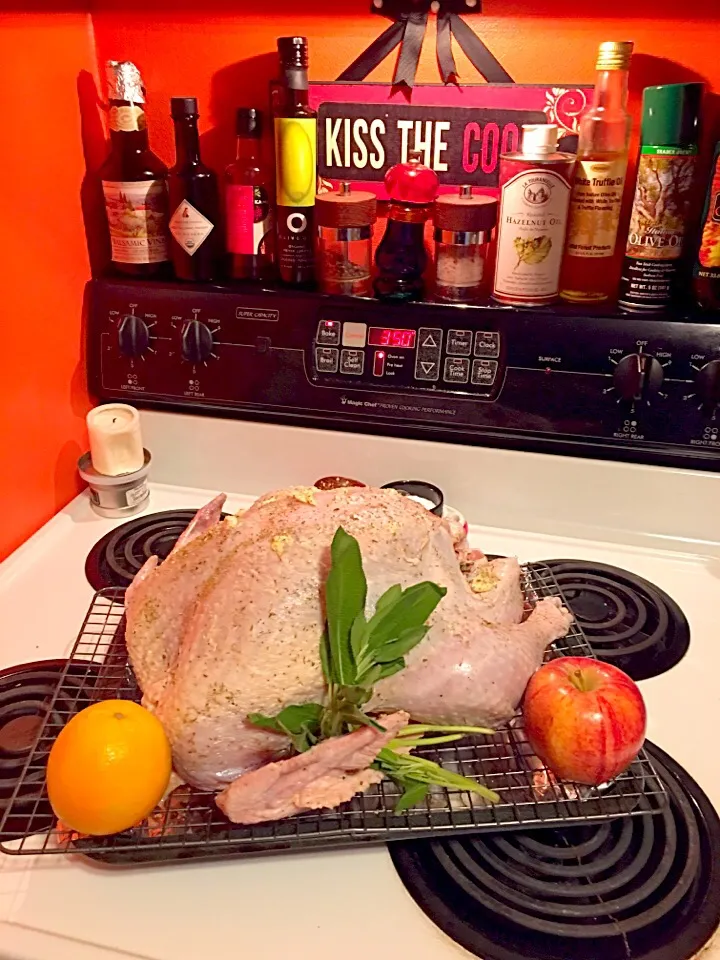 Snapdishの料理写真:Oven is ready for the 🦃Turkey🦃
🦃Happy Thanksgiving🦃|🌺IAnneさん