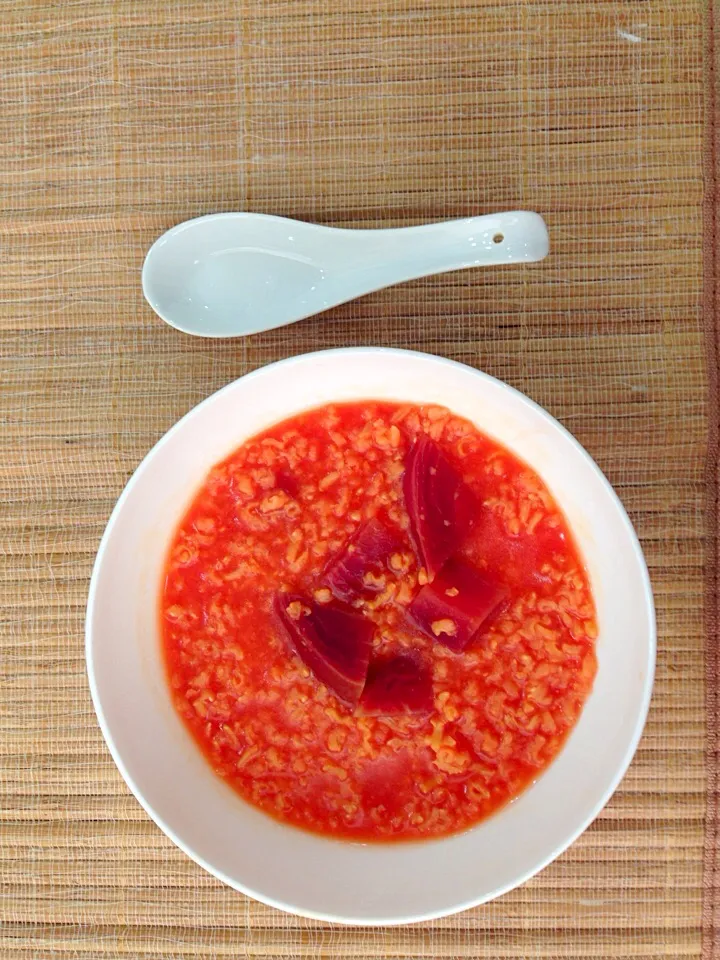 Snapdishの料理写真:Beetroot porridge|Cherry Thamさん