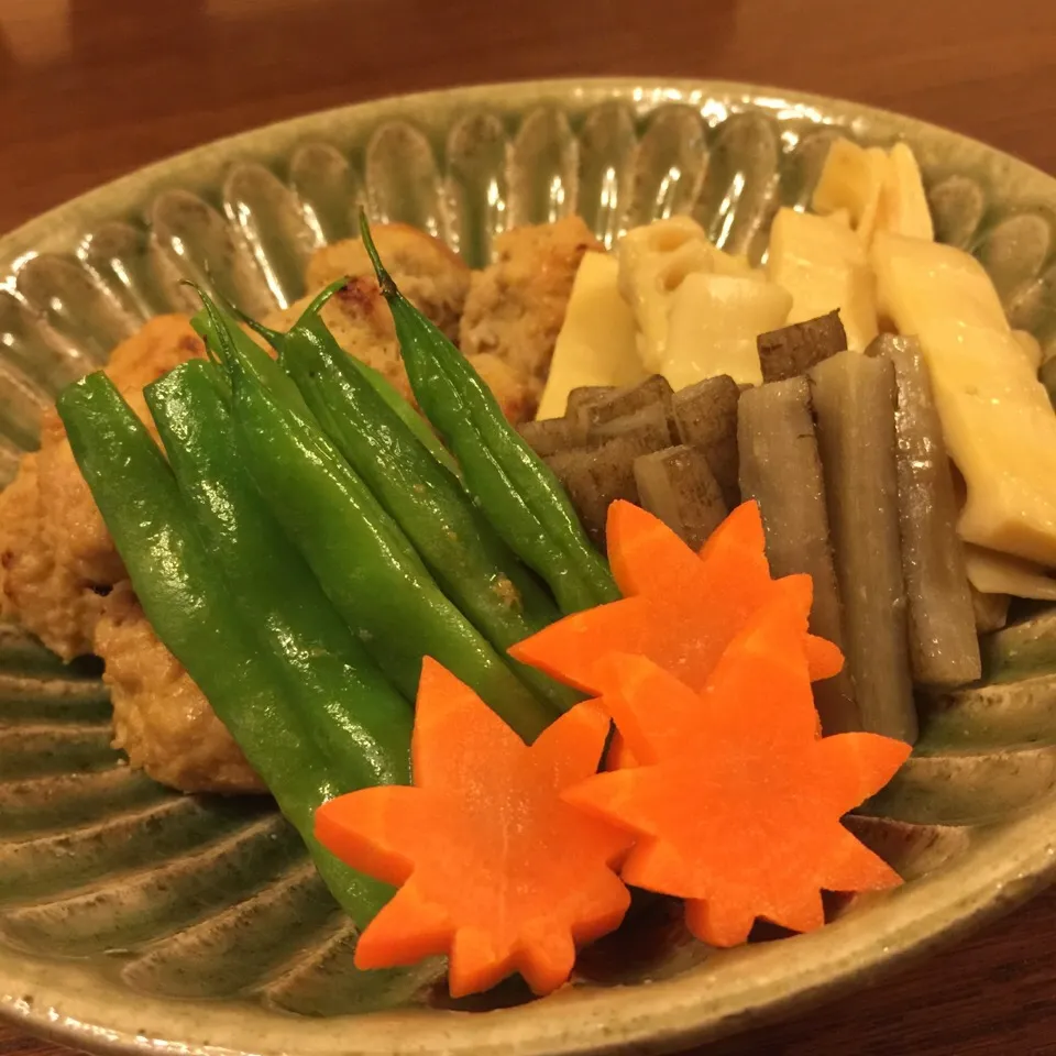 鶏団子とお野菜の炊き合わせ|えみたさん