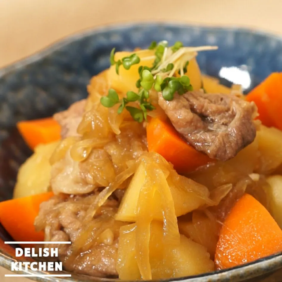 【動画】レンジ肉じゃが#delishkitchentv|DELISH KITCHENさん