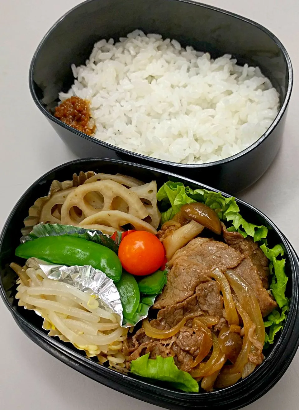 11月25日のサラメシは焼き肉牛弁当です😁😁|ニッパーさん