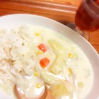 Snapdishの料理写真:シチューライス|myuさん