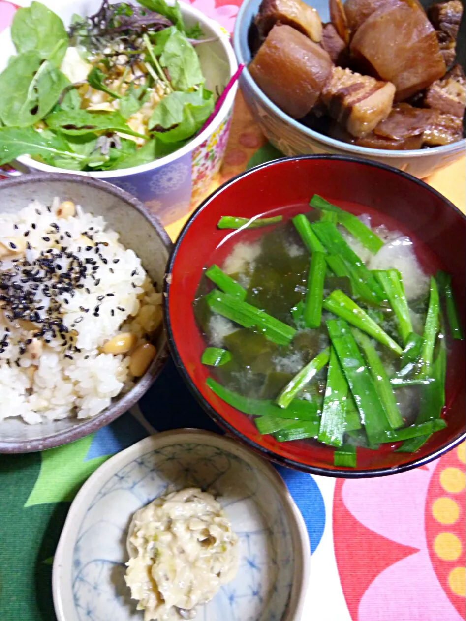 Snapdishの料理写真:昨日の晩ご飯*˙︶˙*)ﾉ"|さくたえさん