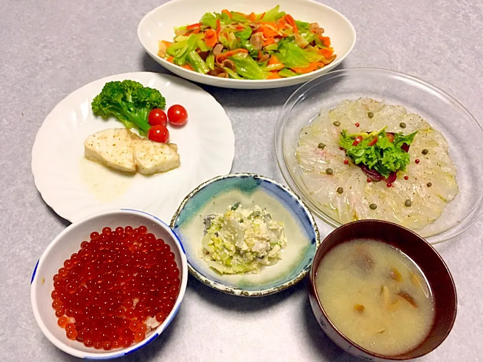 Snapdishの料理写真:魚も野菜もどっさり！|Orie Uekiさん