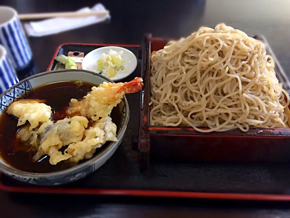 天つけそば大盛り|しいたけ茶さん