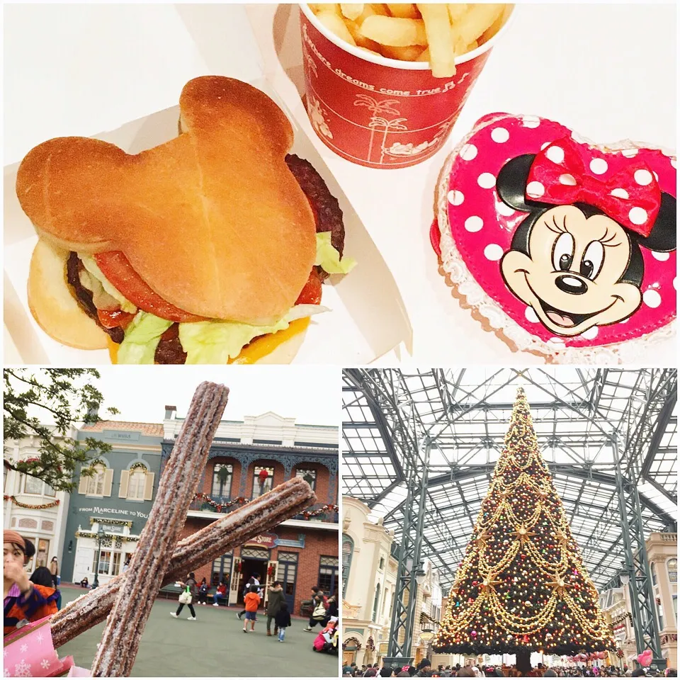 Snapdishの料理写真:Disney Christmas🐭🍔🎄✨|leeさん