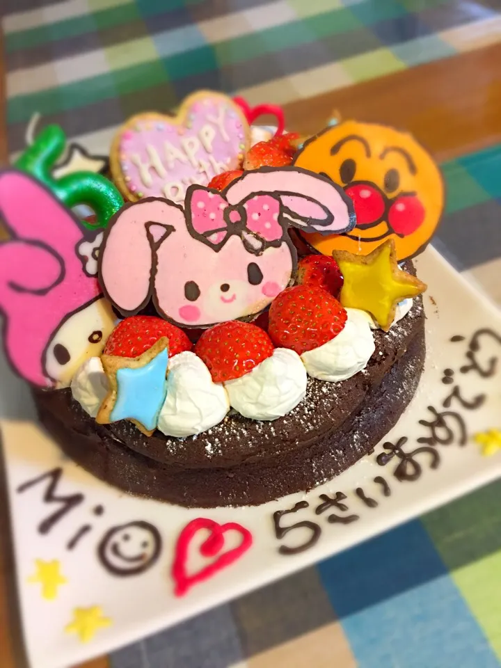 Snapdishの料理写真:次女のバースデーケーキ❤️|mamamaさん