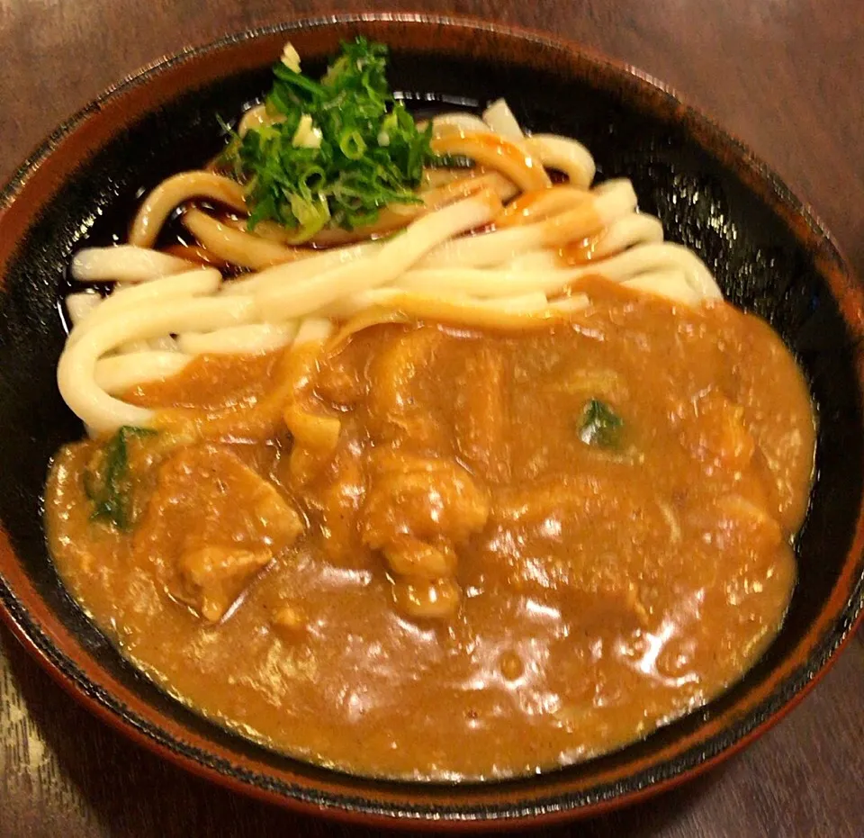 伊勢うどん  肉カレー  溜まり醤油入り|るみおんさん