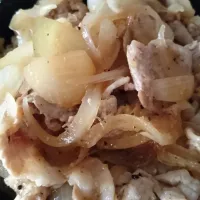 Snapdishの料理写真:レモオニすた丼|Kenichi  Genjidaさん