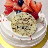 maki's birthday cake|マッキーさん