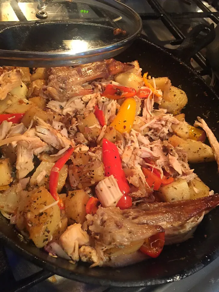 Leftover Turkey equals yummy skillet|Tawanjaさん