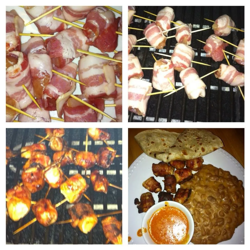 Snapdishの料理写真:Bacon wrapped chicken|Garthoneさん