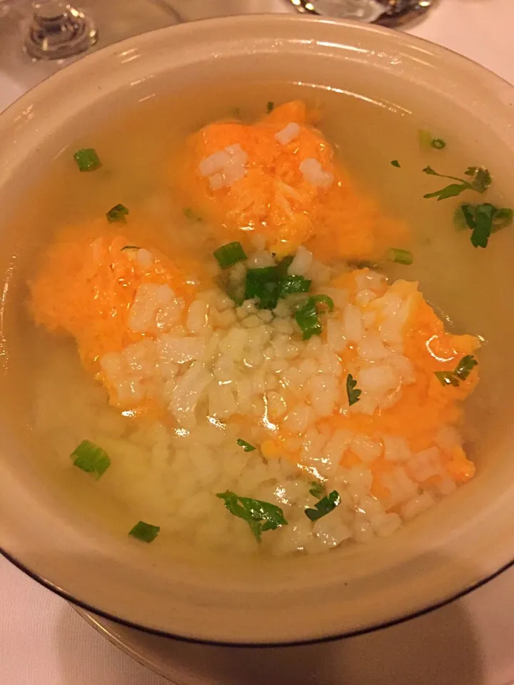 Snapdishの料理写真:Porridge with prawn ball|sgさん