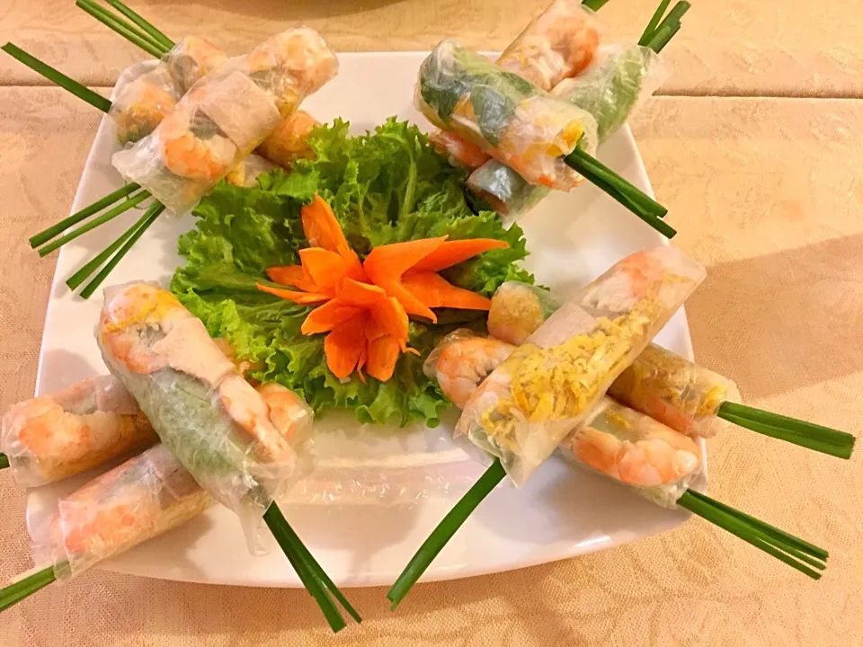 Prawn rice paper roll|sgさん