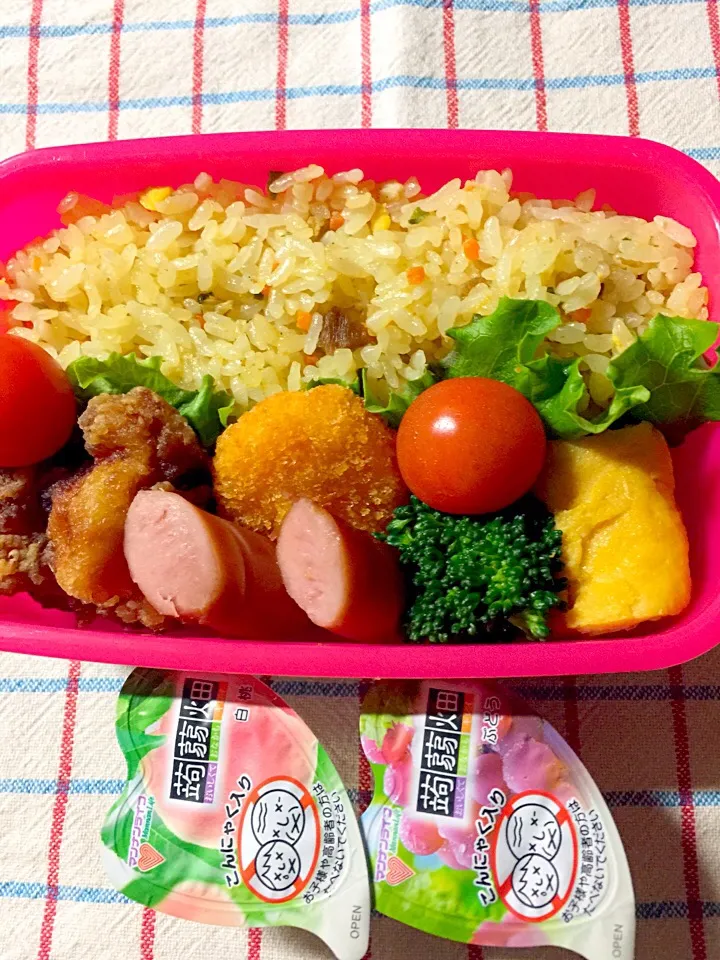 四女  児童館  炒飯弁当🍱|しげっちさん