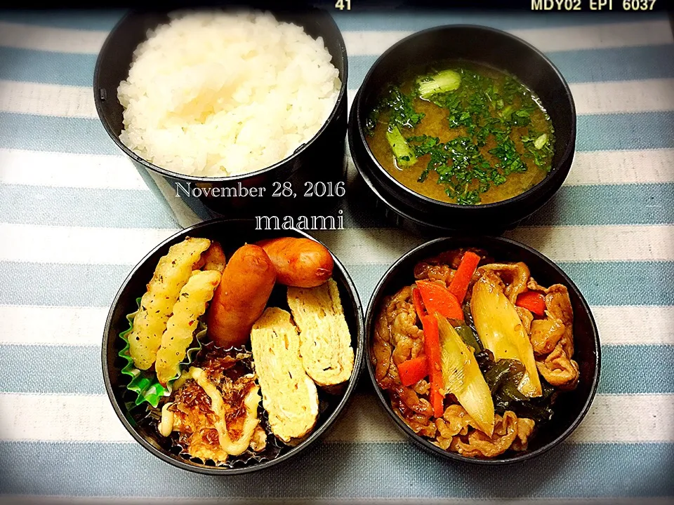 11/28✳︎高2球児のお弁当⚾️|Maamiさん