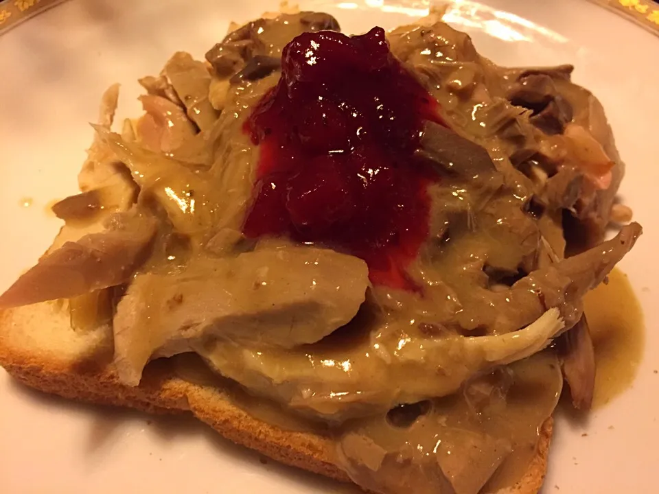 Hot open-faced Turkey sandwich|Chris Shannonさん