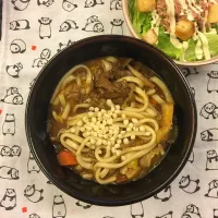 カレーうどん|ささのはぱんださん