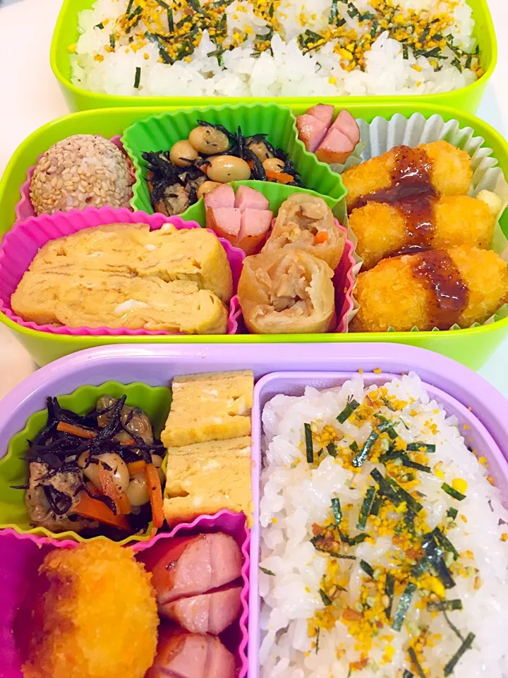 Snapdishの料理写真:チキンカツ弁当🍱|asamisaraさん