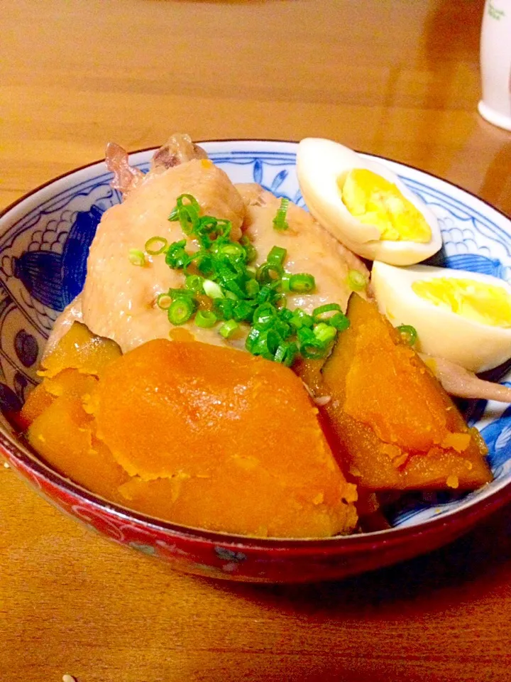 手羽先とかぼちゃ🎃のほっくり煮|まいりさん